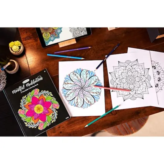 Crayola&reg; Mindful Meditations Mandala Coloring Book {5}