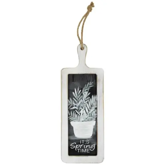 10.5" It's Spring Time Floral Cutting Board Wall Decoration {1}