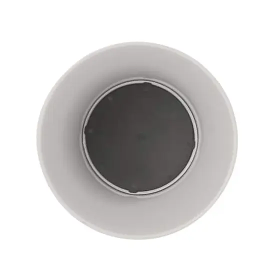 Bath Bliss White Stainless Steel Trash Can {5}