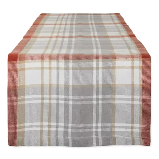 DII&reg; 108" Plaid Thanksgiving Cozy Picnic Table Runner {1}