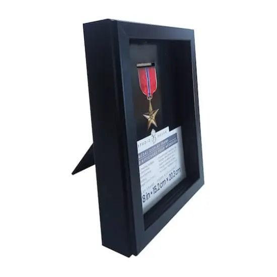 6" x 8" Black Medal Display Frame by Studio D&eacute;cor&reg; {3}