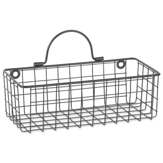 DII&reg; Wire Wall Basket Set Gray {4}