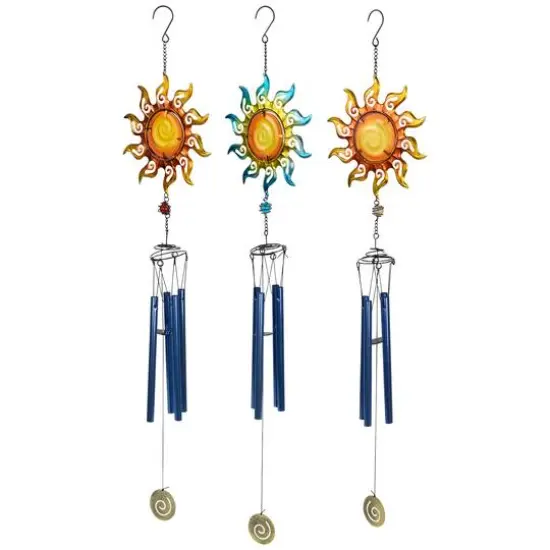 2.5ft. Shining Suns Outdoor Garden Windchimes, 3ct. {6}