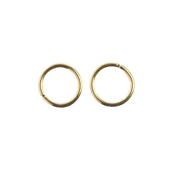 John Bead Must Have Findings 8mm Round Jump Ring, 118ct. Antique Gold {4}