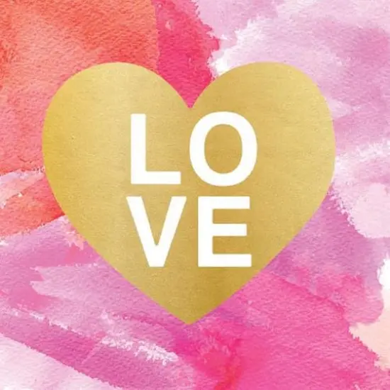 JAM Paper Painterly Love Cocktail Napkins, 32ct. {1}