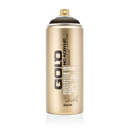Montana&trade; Cans GOLD Shock Color Spray Paint, 400mL S8020 Shock Brown Dark {5}