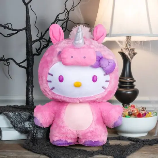 17.25" Hello Kitty in Unicorn Costume Halloween Greeter {5}