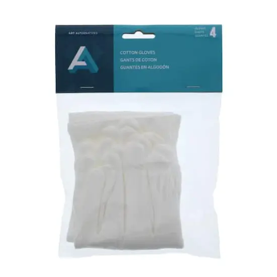 Art Alternatives Soft White Cotton Gloves {1}