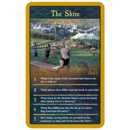 Top Trumps Lord of the Rings Quiz {9}