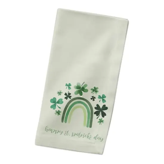 St. Patrick's Day Rainbow 10" x 10" Cotton Twill Napkin {3}