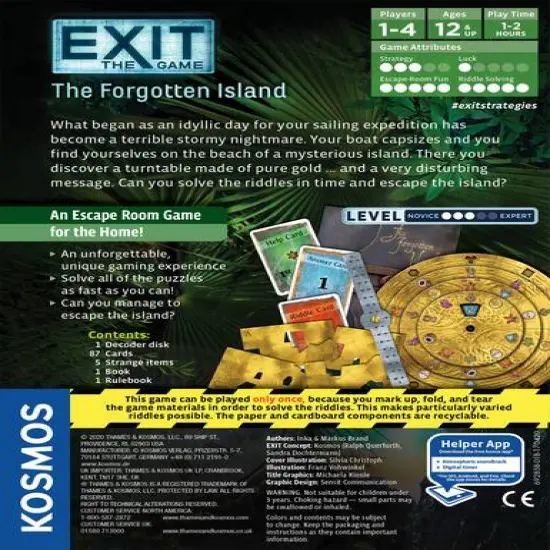 Thames & Kosmos EXIT: The Forgotten Island Game {3}