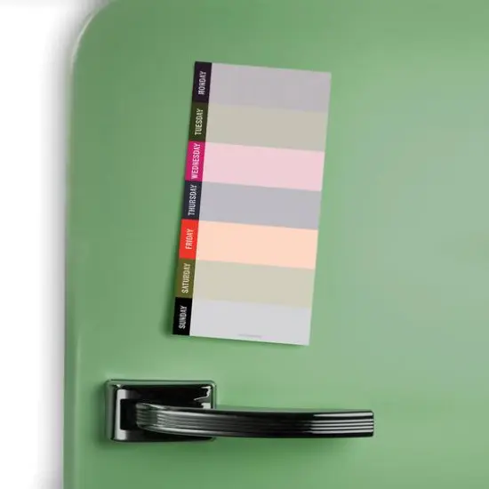 TF Publishing Weekly Vibrant Plans Memo Magnet List Pad {4}