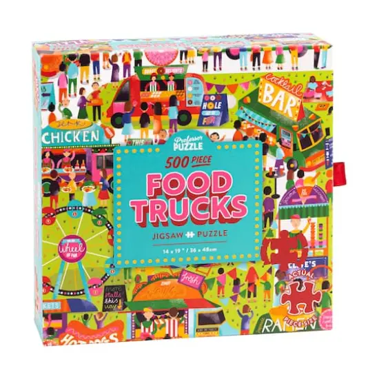 Food Trucks Jigsaw Puzzle: 500 Pcs {1}