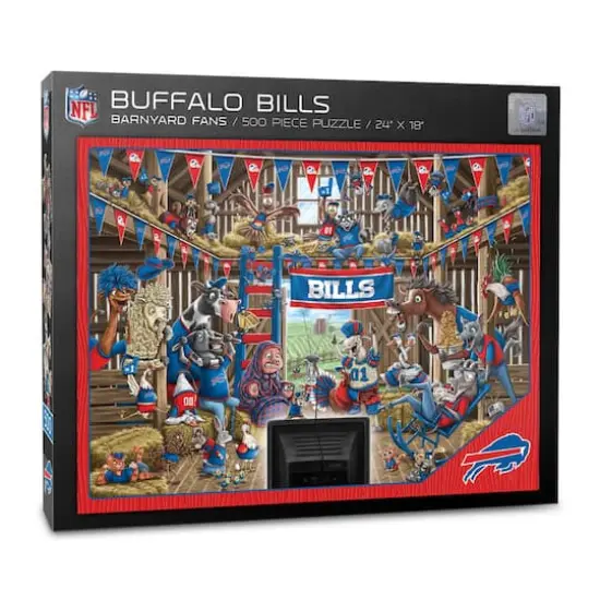 NFL Barnyard Fans 500 Piece Puzzle Buffalo Bills {1}