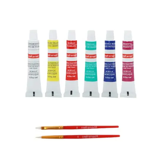 Floral Mini Canvas Painting Kit by Craft Smart&reg; {4}