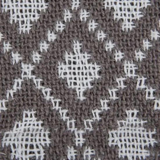 DII&reg; Diamond Lattice Throw Gray {5}