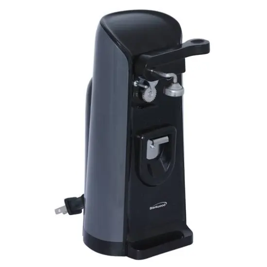 Brentwood Tall Electric Can Opener with Knife Sharpener & Bottle Opener {9}