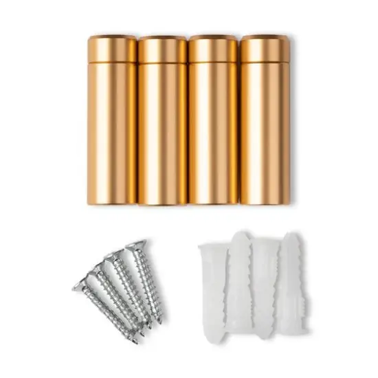 Wexel Art Mondrian 23" Double Panel Wallscape Set Gold {6}