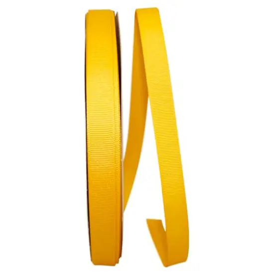 JAM Paper 5/8" Grosgrain Texture Ribbon Yellow Gold {1}