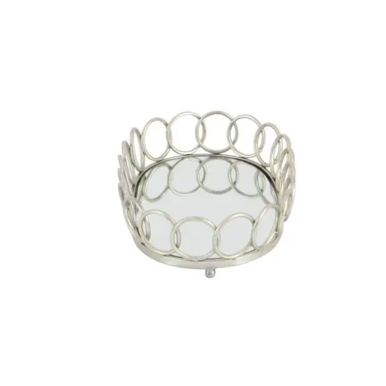 Silver Glam Tray Set {6}