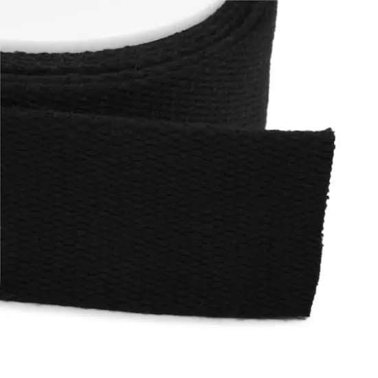Dritz&reg; 1.5" x 15yd. Polyester Belting for Straps & Handles Black {4}