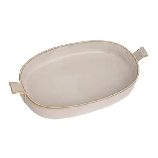 Hello Honey&reg; 13.75" White Classic Elegance Stoneware Baker {1}