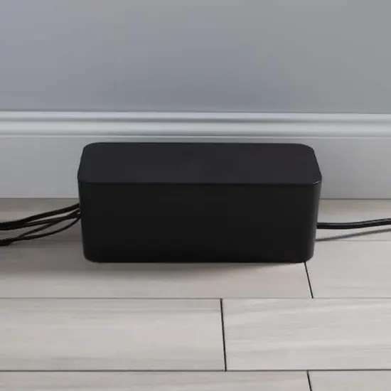 Simplify Black Cable Organizer Boxes, 2ct. {8}