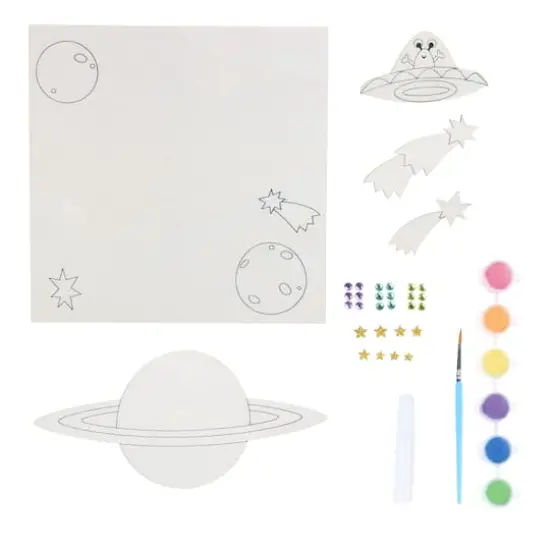 Space Wood Scene Craft Kit by Creatology&trade; {1}