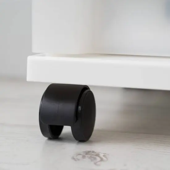 IRIS White 4-Drawer Medium Cart With Organizer Top {8}