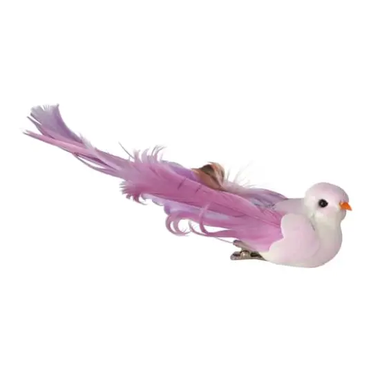 Decorative Feather Birds, 2ct. by Ashland&reg; Purple {4}
