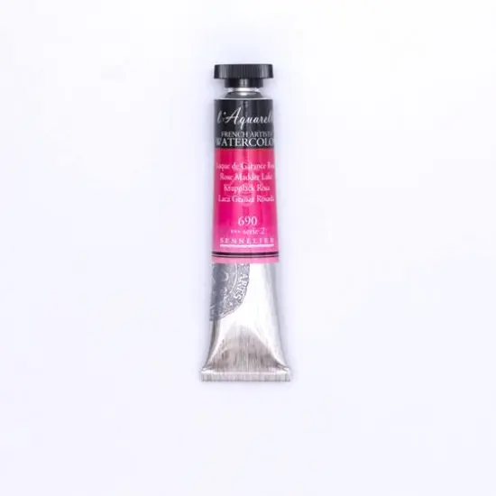 Sennelier French Artists' Watercolor, 21mL 690 Rose Madder Lake S2 {1}