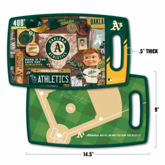 MLB Retro Series Cutting Board Oakland Athletics {4}