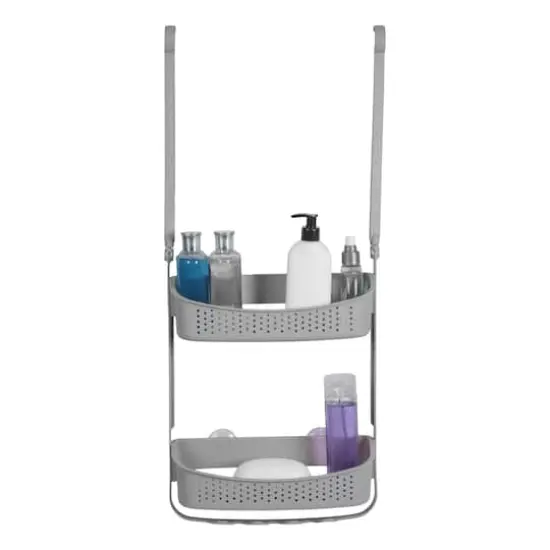 Bath Bliss 2 Way Convertible Shower Caddy Gray {5}