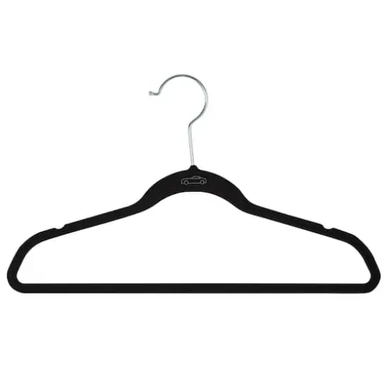 Simplify Kids Velvet Hangers, 25ct. Black {4}