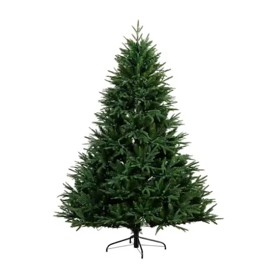 6ft. Pre-Lit Edmonton Fir Artificial Christmas Tree, Color Changing LED Lights {1}
