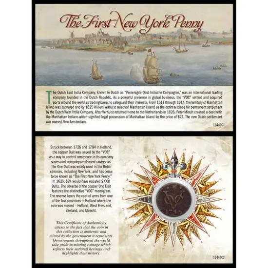 The First New York Penny Coin {1}