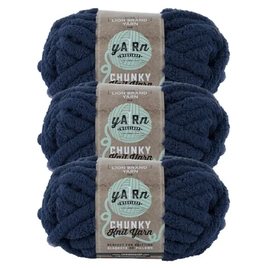3 Pack Lion Brand&reg; Yarn Workshop Chunky Knit Yarn Dusk {1}