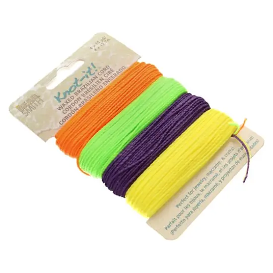 Beadsmith&reg; Knot-it!&trade; Trick or Treat Waxed Brazilian Cord {3}