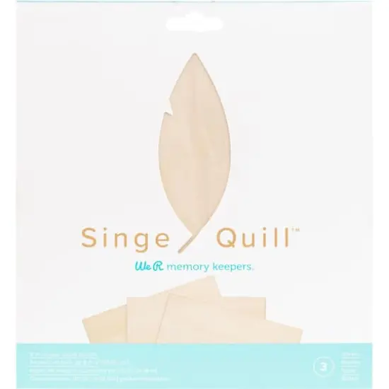 We R Memory Keepers&reg; 8" x 8" Singe Quill Veneer Sheets, 3ct. {1}