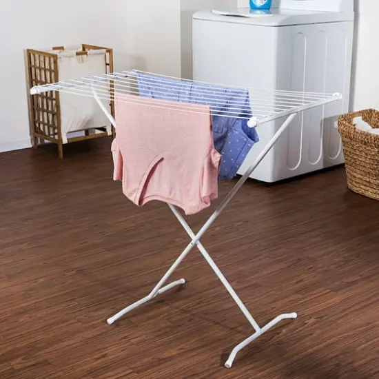 Honey Can Do Metal X-Frame Collapsible Clothes Drying Rack {3}