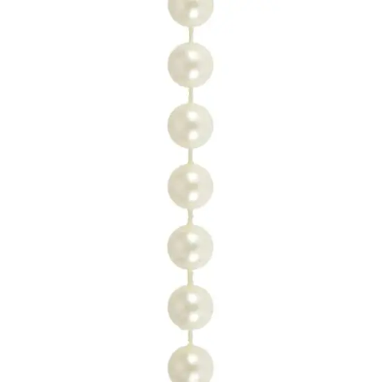 10mm Ivory Round Plastic Pearl Bead Garland, 50ft. by Bead Landing&trade; {1}