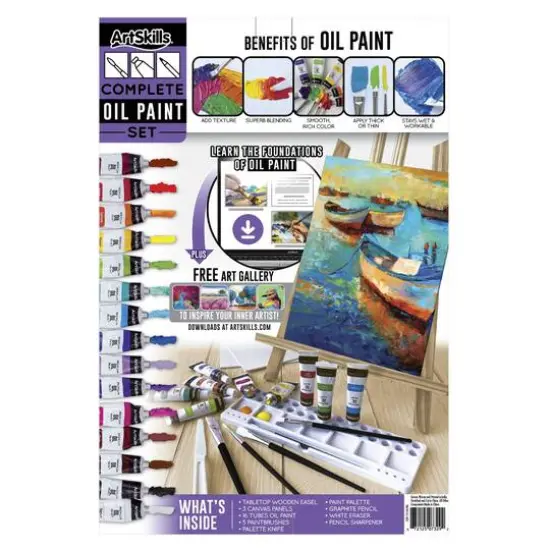 ArtSkills&reg; 29 Piece Complete Oil Paint Set {4}