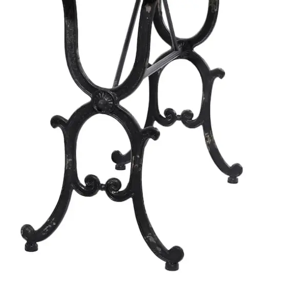 Grey Farmhouse Metal Console Table, 29" x 45" {9}