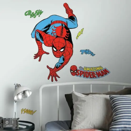 RoomMates Spiderman Comic Peel & Stick Giant Wall Decals {5}