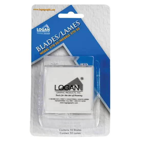 Logan&reg; #270 Mat Cutter Blades, 50ct. {1}