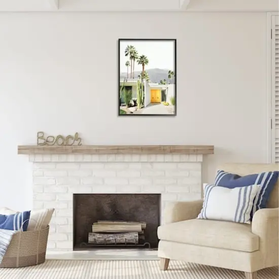 Stupell Industries Palm Springs House Photography Framed Giclee Art Black {3}