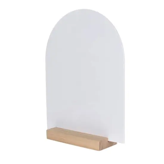 10.5" Acrylic Sign with Wood Stand by Make Market&reg; {3}