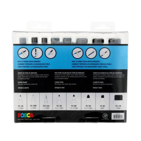 Posca Black Paint Marker Set {3}