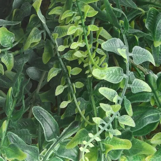 21" Fern Leaves Hanging Basket {7}