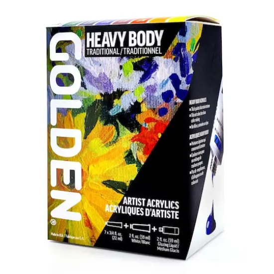 Golden&reg; Heavy Body Acrylic Traditional Paint Set {4}